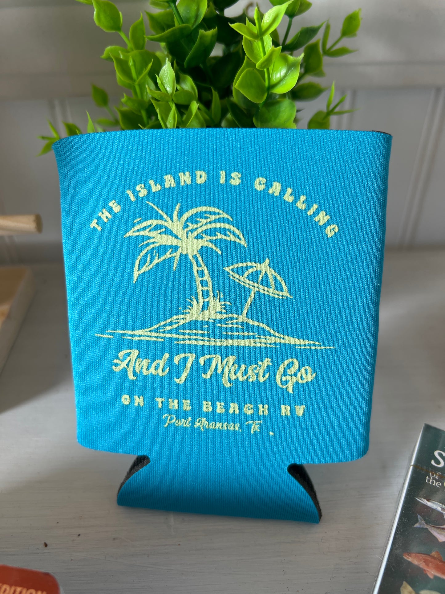 The Island is Calling and I Must Go Coozie