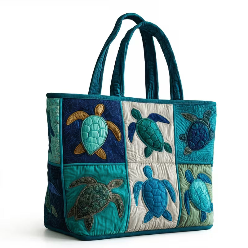 Turtle Quilted Bag