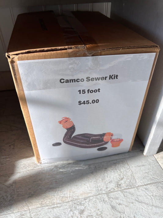 Camco 15’ Sewer Hose Kit