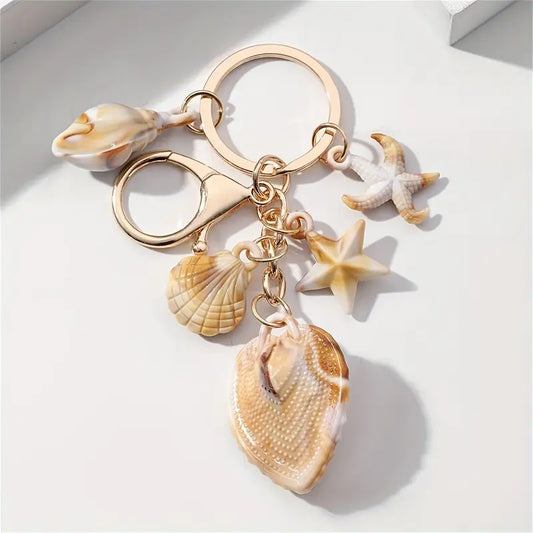 Seashells Keychain